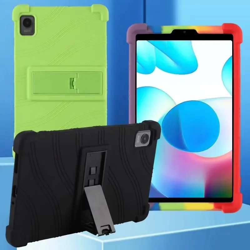 Realme Tablet Accessories - Funda de silicona suave a prueba