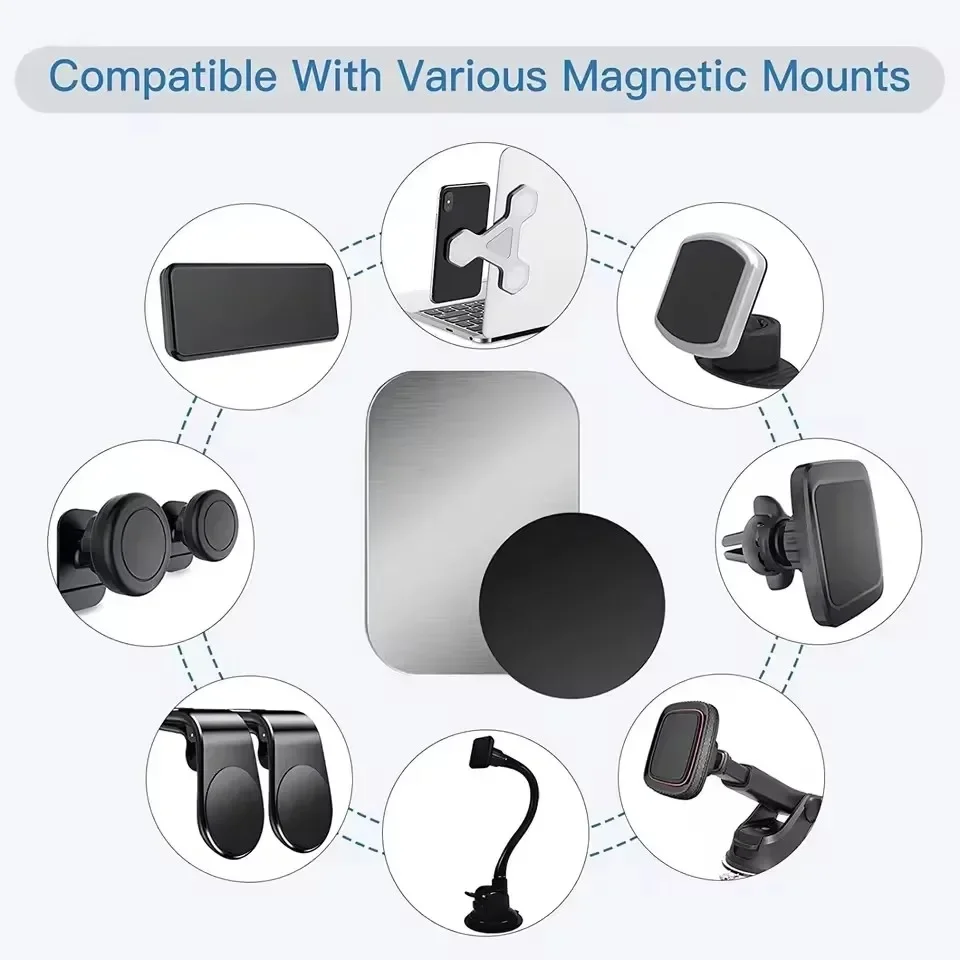 5/10 piezas Placa Metálica Mag - Tablet Accessories For Car reseña y precio