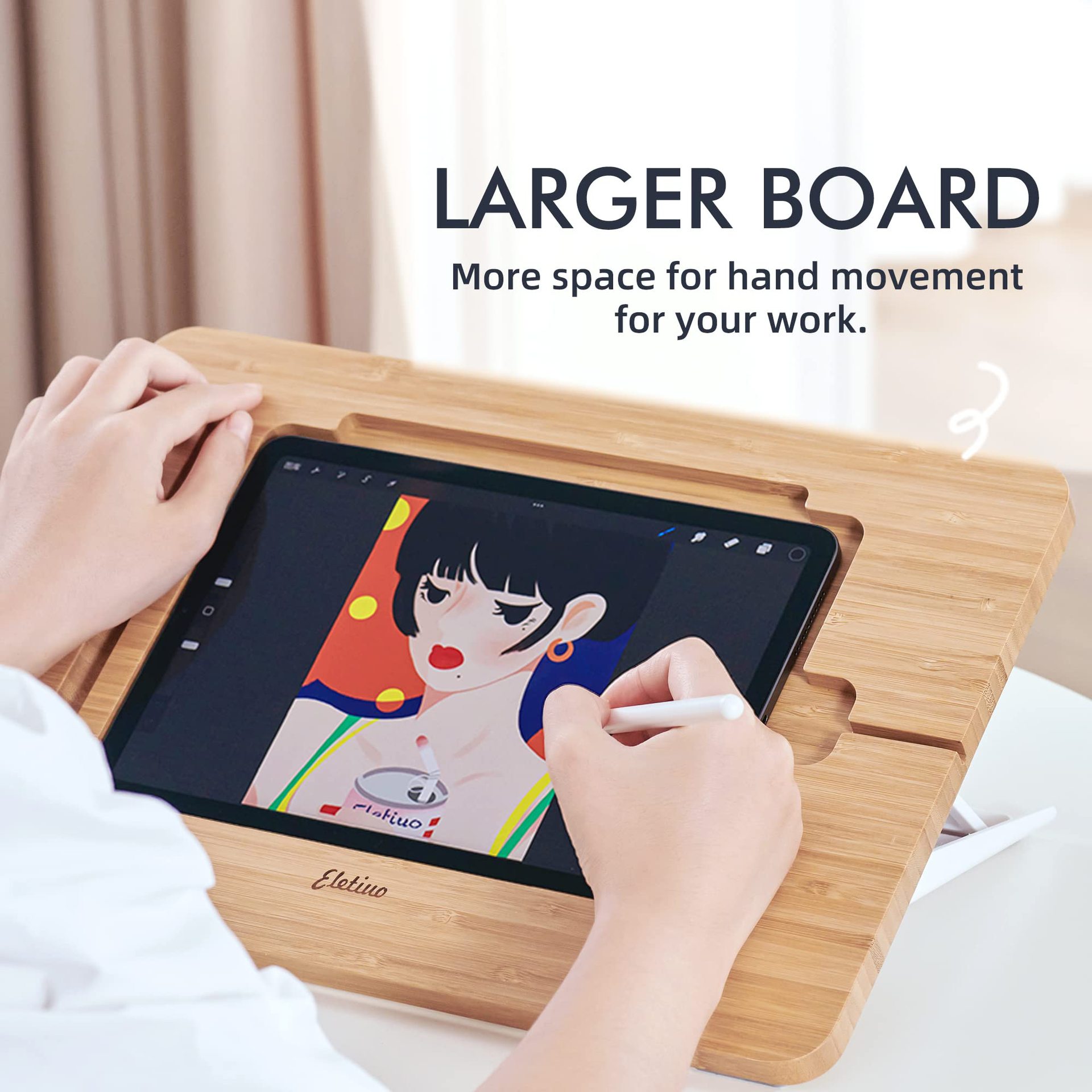 Soporte de madera ajustable pa - Tablet Accessories Kids reseña y precio