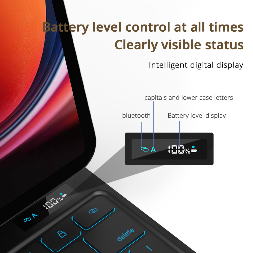 Funda con teclado mágico para  - Samsung Tablet Keyboard Accessories reseña y precio